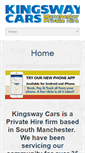 Mobile Screenshot of kingswaytaxis.co.uk